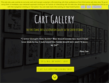 Tablet Screenshot of cart-gallery.com